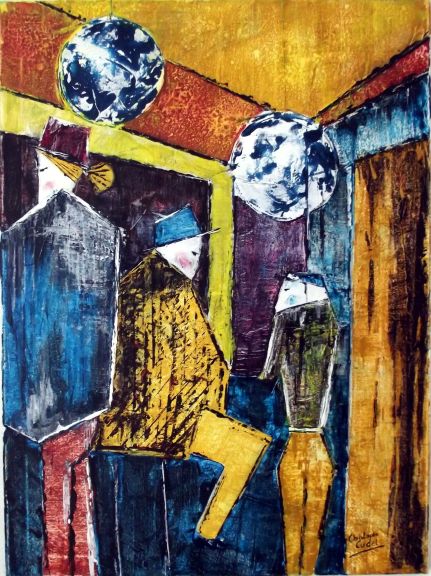 Le comptoir en version cubiste